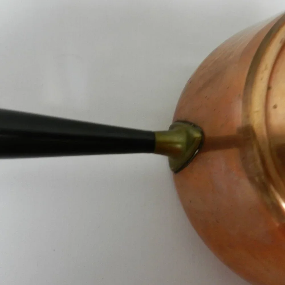 Culinox Copper Vintage Mid Century Modern Spring Fondue Pot w/ Stand Switzerland
